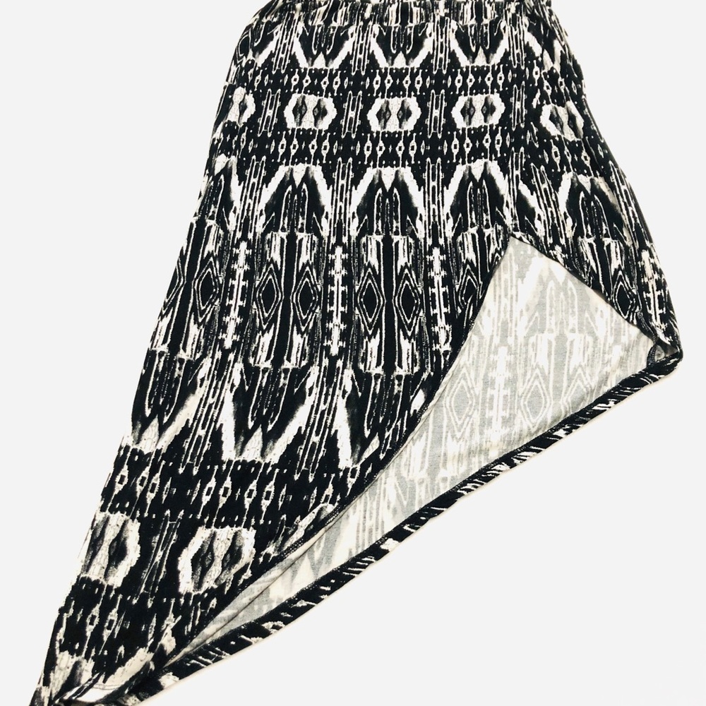 Aztec asymmetrical skirt